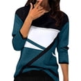 thumbnail image 1 of Blouses for women dressy casual Polyester,Spandex Soft Clothing M Blue womens blouses, 1 of 4