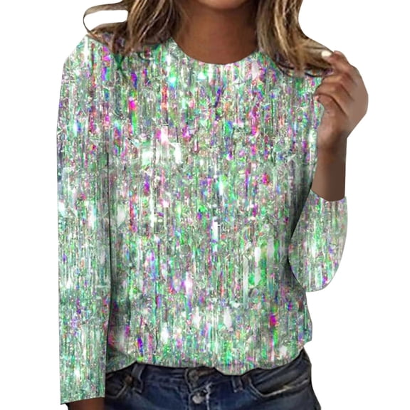 Blouses for women dressy casual Polyester,Spandex Soft Clothing M Green womens blouses