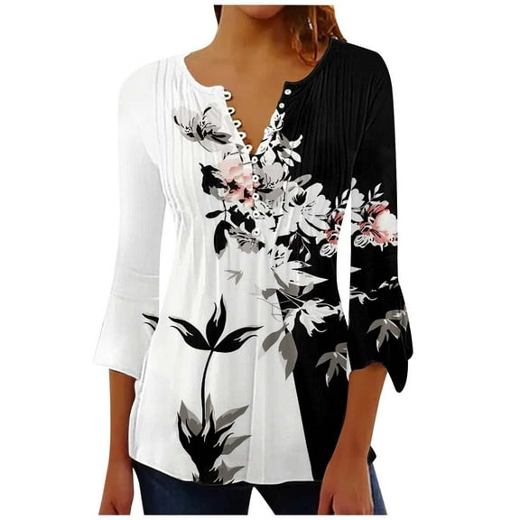 Blouses for women dressy casual Polyester,Spandex Soft Clothing M White womens blouses
