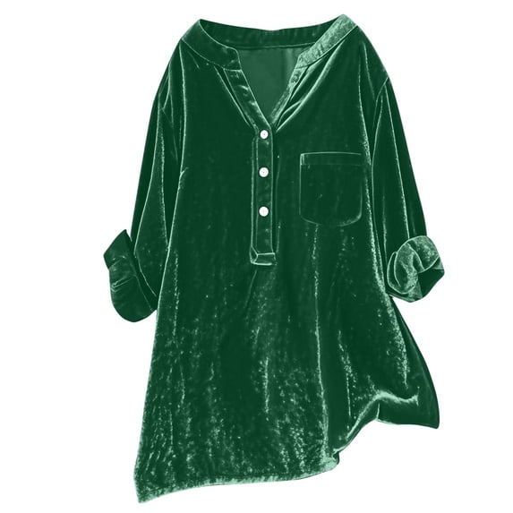 Blouses for women dressy casual Polyester,Spandex Soft Clothing S Green womens blouses