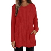 Blouses for women dressy casual Polyester,Spandex Soft Clothing S Red womens blouses