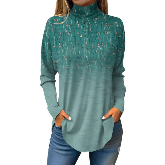 Blouses for women dressy casual Polyester,Spandex Soft Clothing XXL Green womens blouses