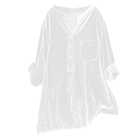 Blouses for women dressy casual Polyester,Spandex Soft Clothing XXXXXL White womens blouses
