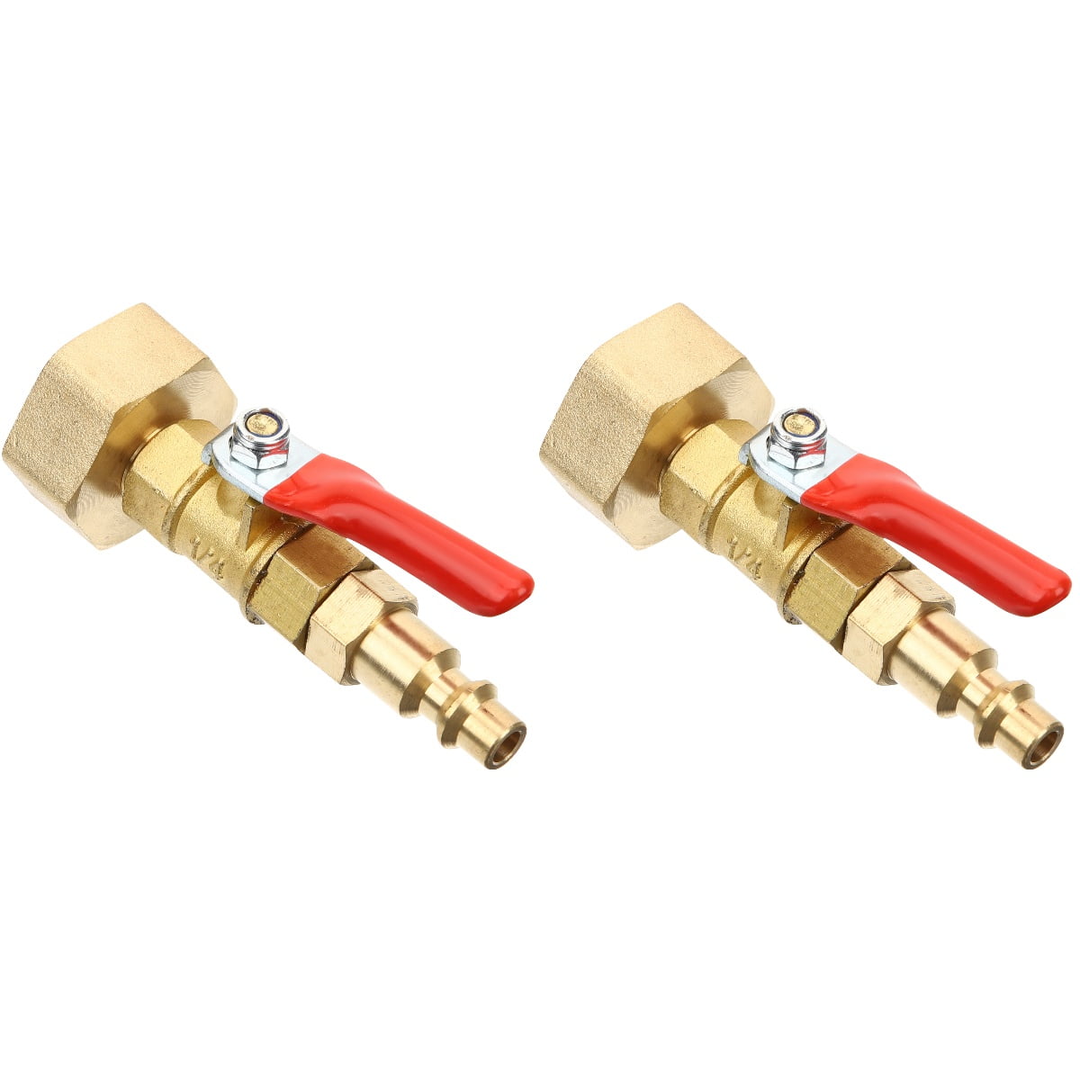 Blow Adapter 2 Pack Rv Winterize Blowout Air Hose Quick Disconnect Water Fittings Freeze Kit Brass