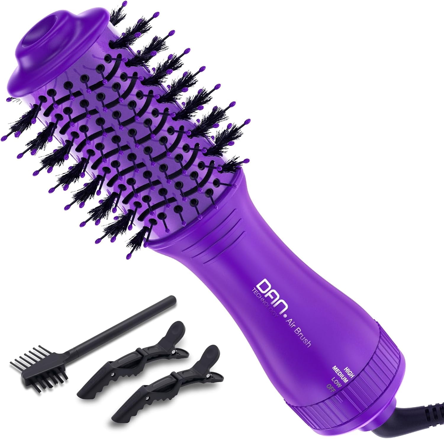 Blow Dryer Brush, Smoothing & Volumizing Blowout, 2 Inch Oval Barrel ...