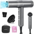 thumbnail image 1 of Blow Dryer with Diffuser, IG INGLAM Professional Hair Dryer 110,000RPM Brushless Motor High Speed Low Noise Constant Temperature Auto-Clean, Powerful Ionic Hair Dryer for Salon Travel Gift, 1 of 9