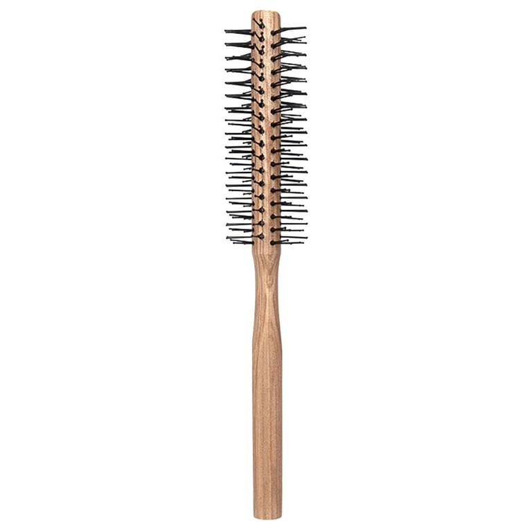 Blow Drying Comb Household Blow Styling Comb Small Round Brush Wooden Roller Comb