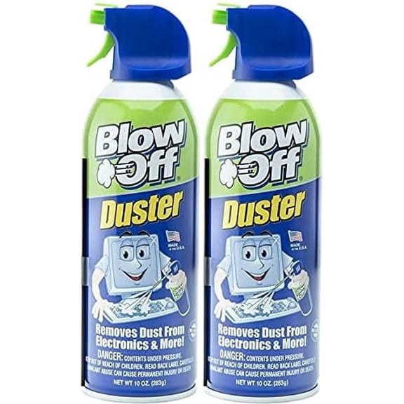 Blow Off Air Duster (2) 10z Cans