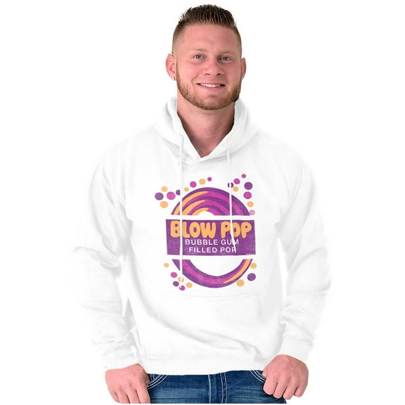 Blow Pop Retro Candy Lollipop Wrapper Hoodie Sweatshirt Women Men Brisco Brands M