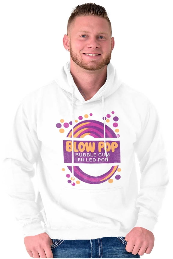 Blow Pop Retro Candy Lollipop Wrapper Hoodie Sweatshirt Women Men Brisco Brands X