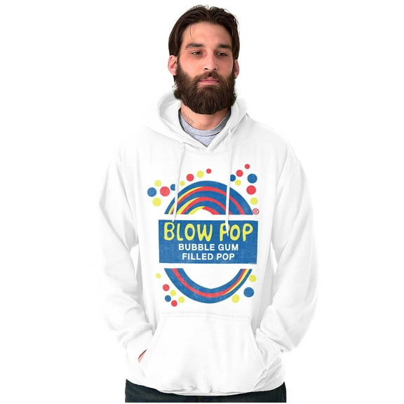 Blow Pop Retro Lollipop Candy Wrapper Hoodie Sweatshirt Women Men Brisco Brands M