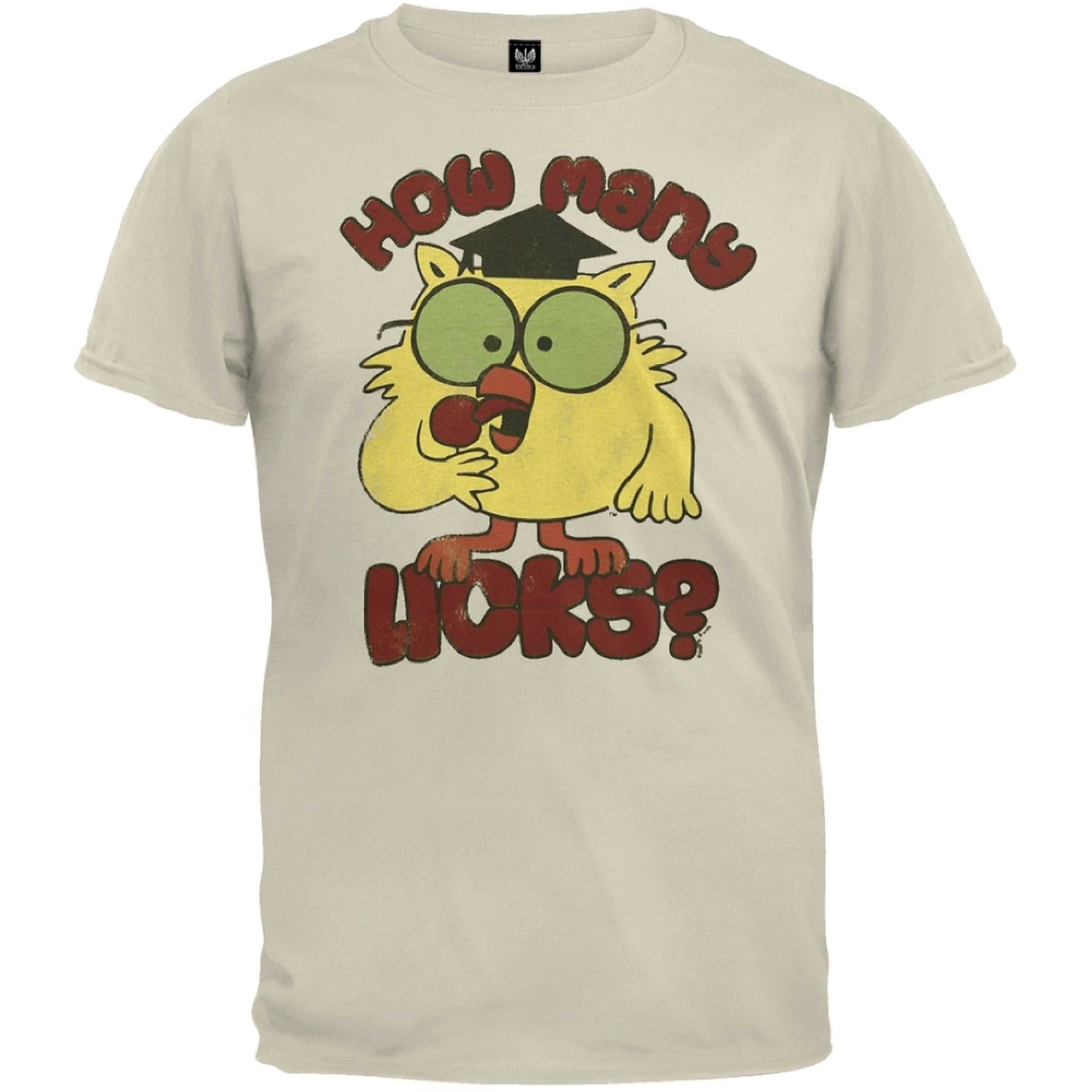 Blow Pops - How Many Licks T-Shirt - X-Large - Walmart.com, image size:3000x3000