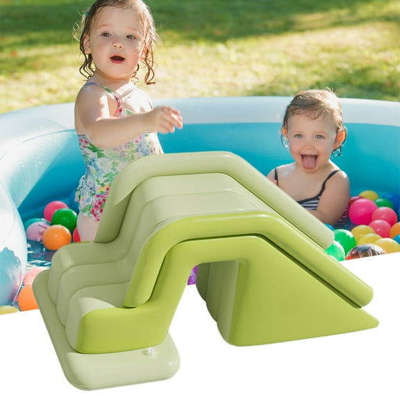 Blow Up Slide Foldable Blow Up Pool Slide Non-Slip Family Gatherings Ramp for Boy Girl Outdoor Recreation Community Water Park Residential Beach gorgeously
