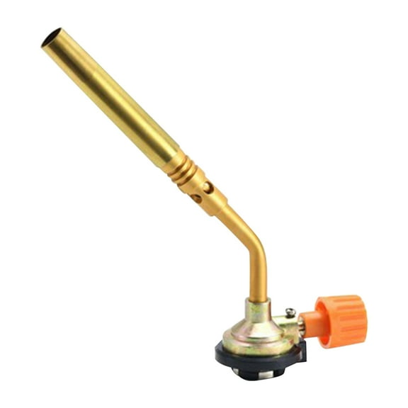 Blow Torch,Butane Gas Blow Torch Flamethrower Hand Ignition Camping Welding,Multi-Function for Cooking Soldering Brazing Camping BBQ, 1 Pcs, 7.7 Inches