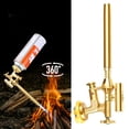 thumbnail image 1 of Blow Torch Lighter, Multi Purpose Butane Torch, Adjustable Flame Metal Torch, Windproof Culinary Lighter, Self Cooling Jet Flame Torch, BBQ Cooking Welding Tool, 1 of 9