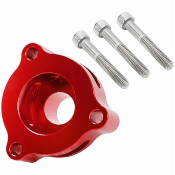 Blow Off Valve Adapter BOV Adapter Compatible with Ford EcoBoost Engine, Aluminum Alloy Turbo Blow Off Valve Spacer Kit for Mustang Fusion Fiesta ST 1.5L 1.6L 2.0L 2.3L 2.7L