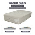thumbnail image 1 of Blow up Mattress, Quick Inflation Deflation Camp Mattress Pad, Queen Size Mattress, Comfort High Blow up Airbed (47in), 1 of 9