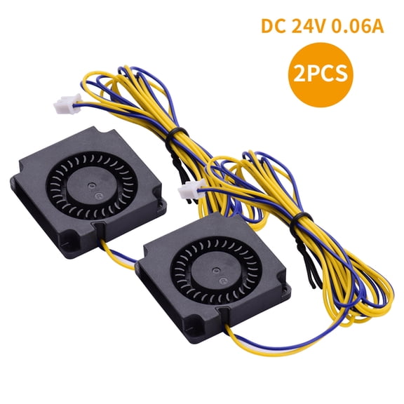 Blower Fan,10mm 24v 3d Printer 24v Compatible With 24v Compatible Fan Fan 40 * 10mm Blower Fan With -3/-3 Fan Siuke 2pcs Dsfen