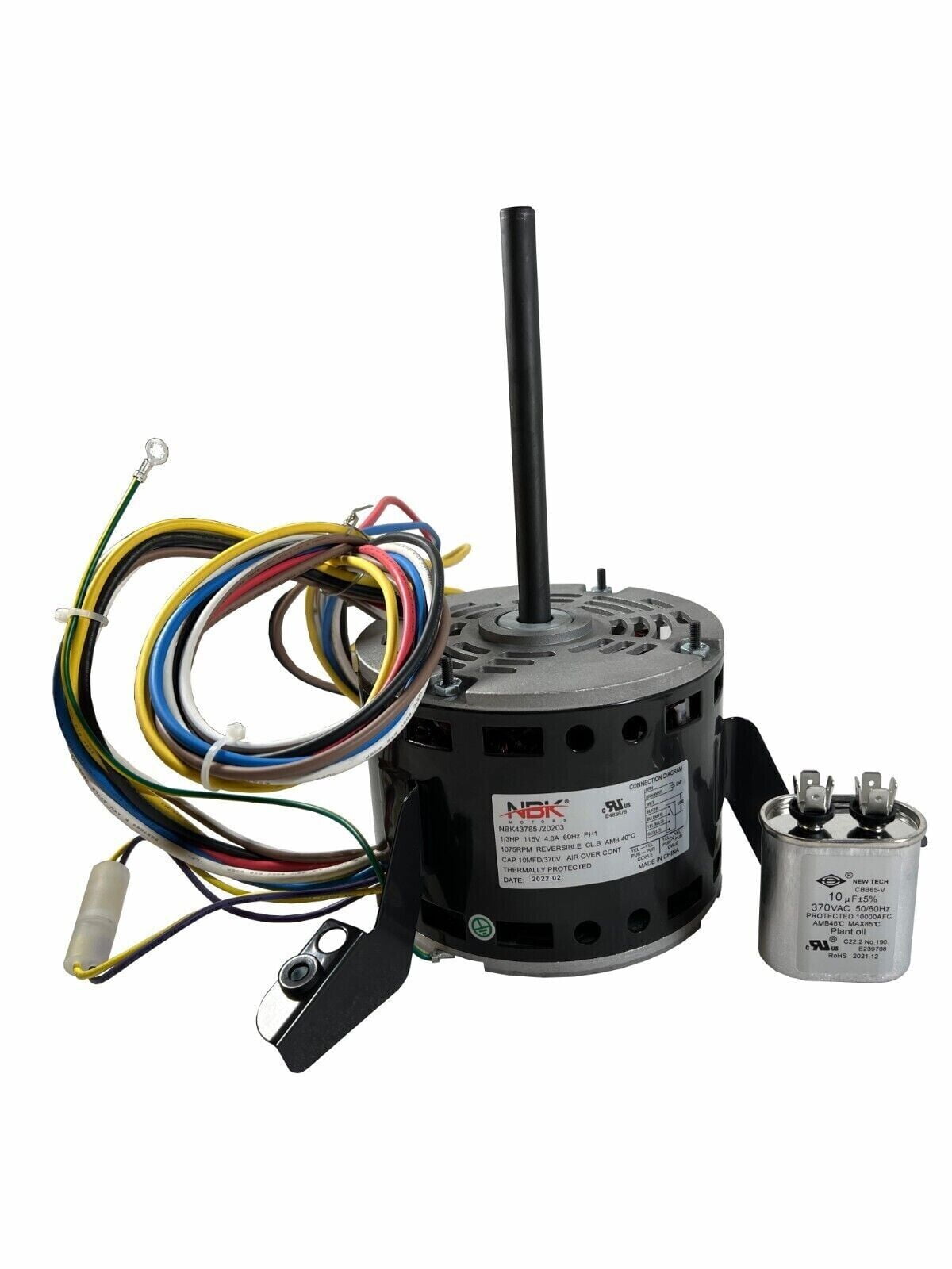 Blower Motor 1/3 HP 115v For GE Rotom R6R42319 - Walmart.com