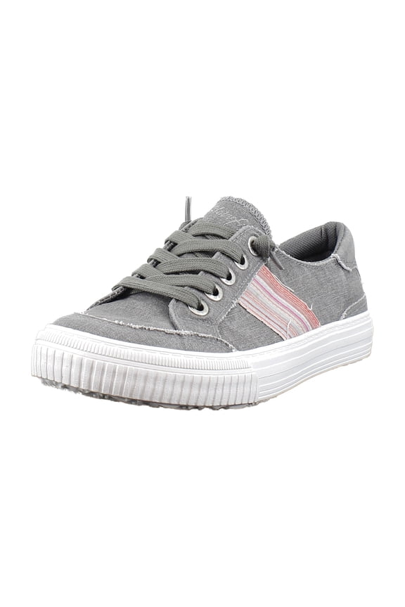 Alex Too Women's Fashion Sneakers Grey Canvas Size 9 M
