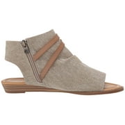 Blowfish Blumoon Open Toe Buckle Closure Sandal Lt Taupe Smokey twill/dyecut 6, Lt Taupe Smokey twill/dyecut