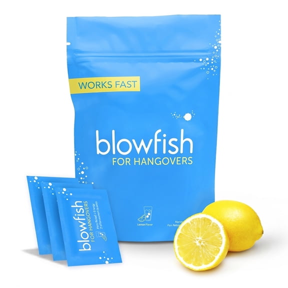 Blowfish for Hangovers - FDA-Recognized Hangover Relief - Scientifically Formulated to Relieve Hangover Symptoms Fast 20 Tablets