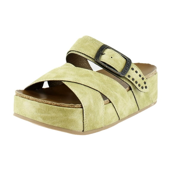 Blowfish Iris Women's Sandals Pistachio Faux Suede Size 8.5 M