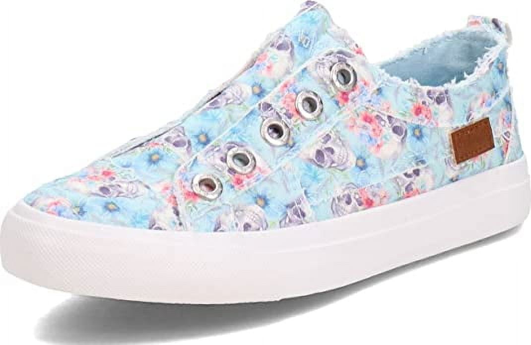 Blowfish Malibu Women's Play Slip-on Sneaker Pre-Distressed With