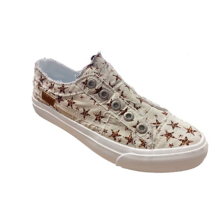 Blowfish Malibu Womens Play Vegan Slip On No Lace Fashion Sneaker (City Kitty Wonder Star, 8)