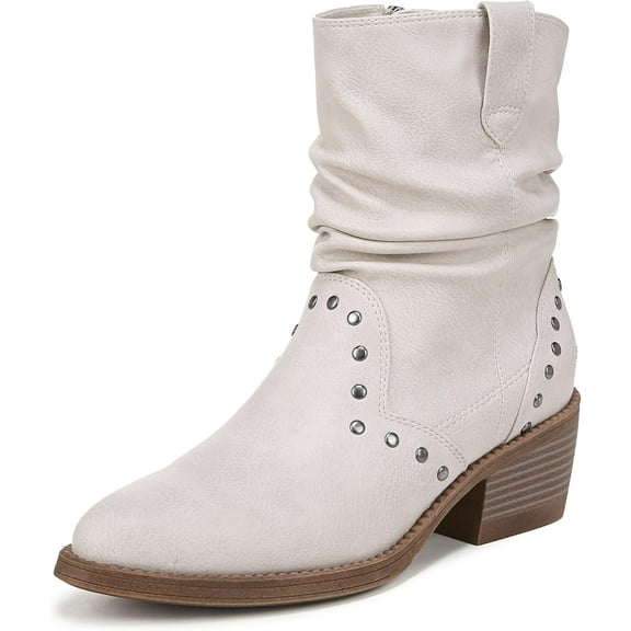 Blowfish Malibu Womens Rebel Western Boot Off White 7.5M