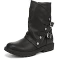 thumbnail image 1 of Blowfish Malibu Youth Girls Rylee-K Fashion Boot Black Faux Leather 4 M, 1 of 4