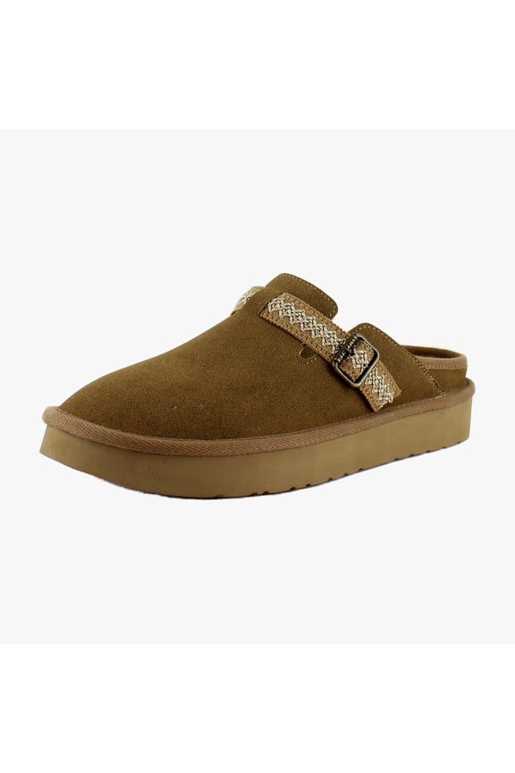 Monday Women's Clogs & Mules Tan Faux Suede Size 11 M