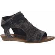 Blowfish Womens Blumoon Black Tie-Dye Twill, 6 US