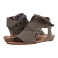 thumbnail image 1 of Blowfish Women's Blumoon Tobacco Dyecut Mud Smokey Twillight Ankle-High Fabric Wedged Sandal - 8.5M, 1 of 6