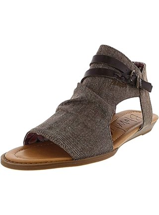 Blowfish Malibu Women's Adios Slide Sandal – Twisted Strap Detail, Cushioned BLOOM Foam Insole – Casual Slip-On Summer Sandals