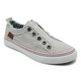 thumbnail image 1 of Blowfish Womens Play Slip On Fashion Sneaker (7, Dirt Grey Smoked Linen), 1 of 3