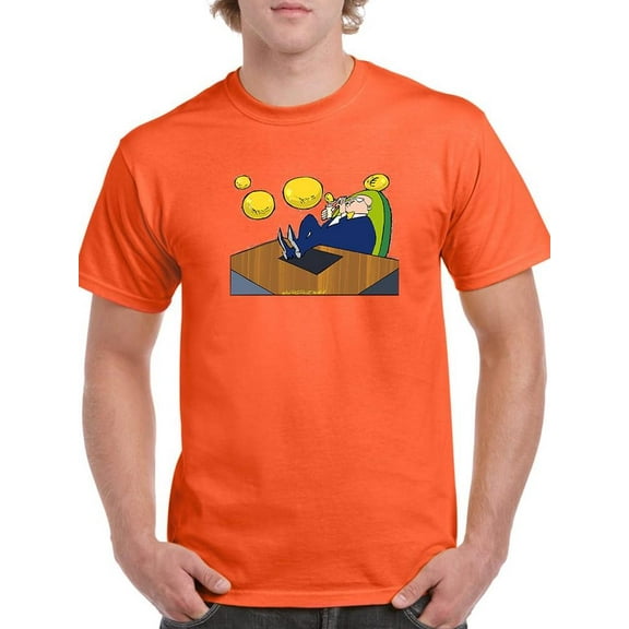 Blowing Bubbles T-Shirt Men -Wilfred Hildonen Designs, Male Medium