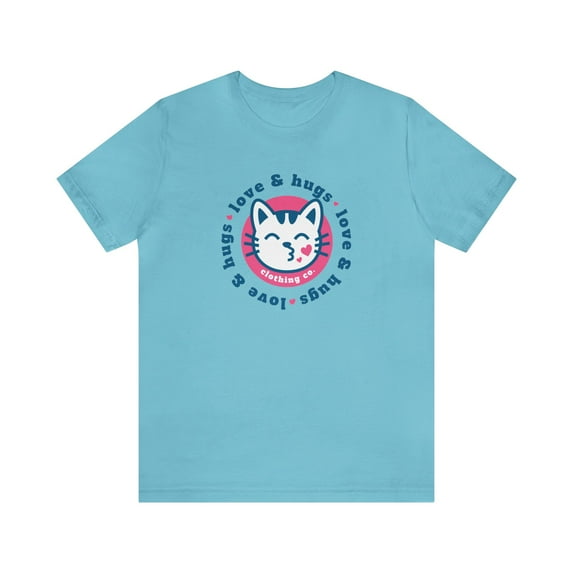 Blowing Hearts Kitty T-Shirt