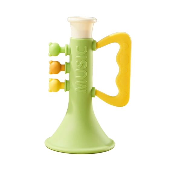 Blowing Trumpet Toy Whistle Instrument Cartoon Silicone Horn Soft Material for Children Holiday Party Fun