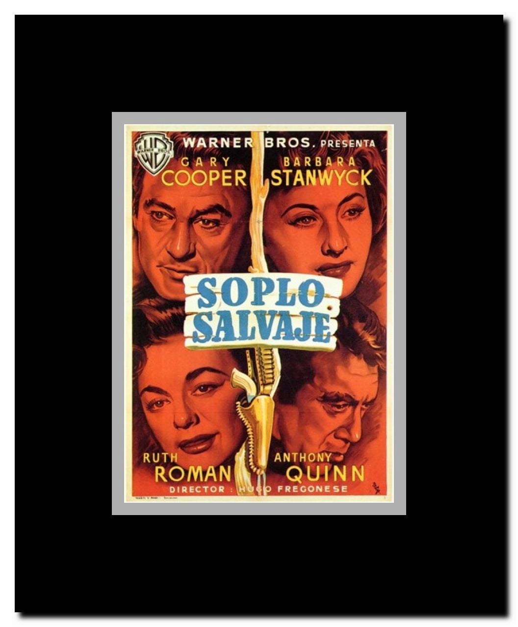 Blowing Wild Framed Movie Poster