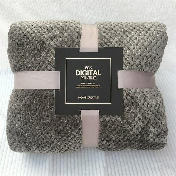 Blowout Sale! Kingtowag Home Essentials, Blanket Coral Fleece Blanket Dark Brown 45*65Cm Throw Blanket, A Blanket Last Chance, Polyester Blanket, Clearance Outlet