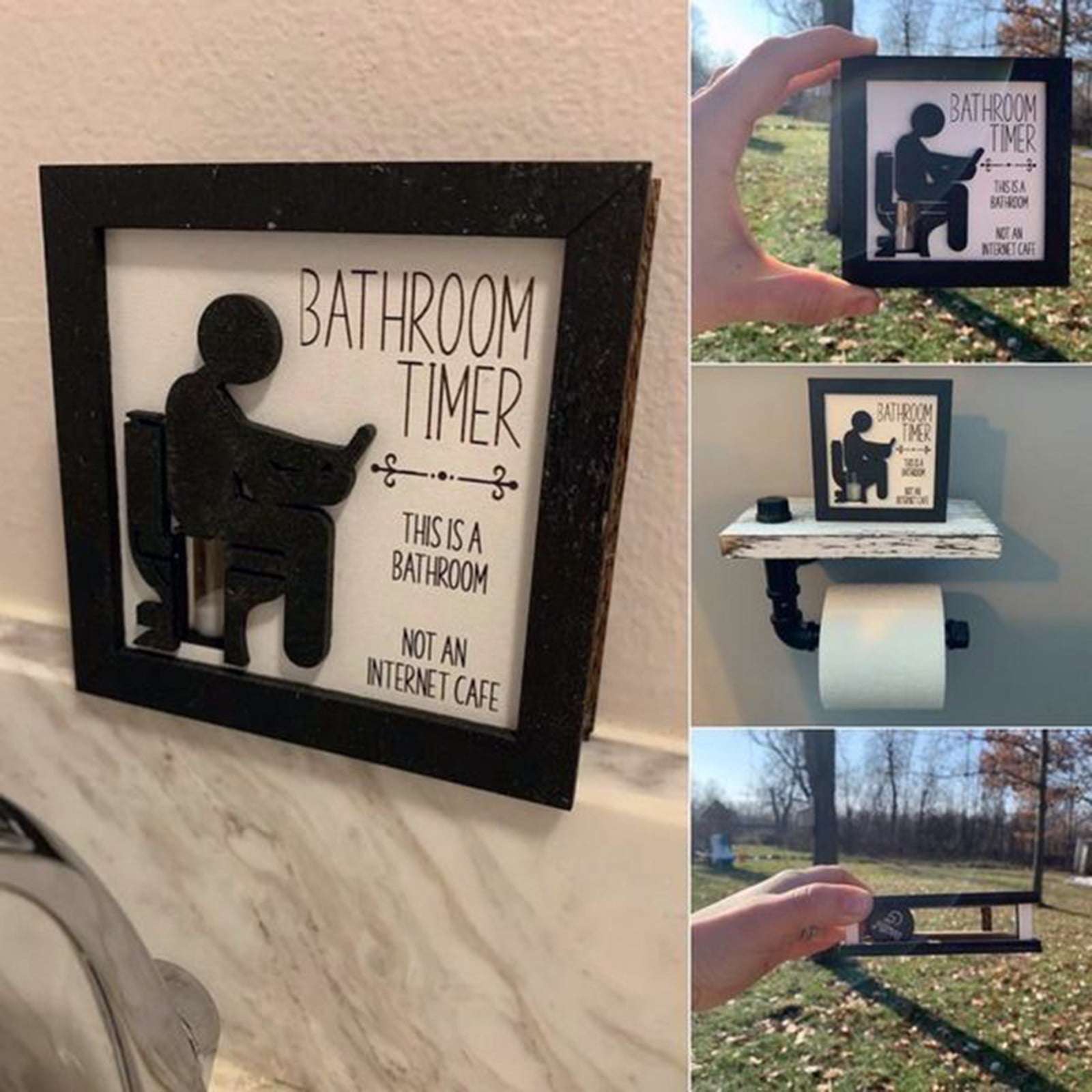 Up to 50% Off, Desk Decor Kingtowag Clearance, Bathroom Toilet ...