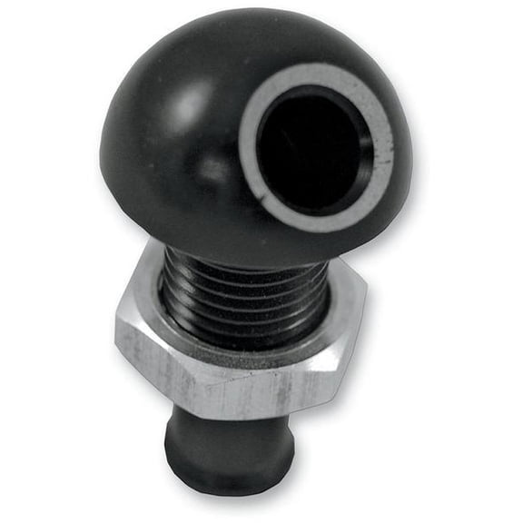 Blowsion 04-03-011 Billet Bypass Fitting - 45 Deg. - Black