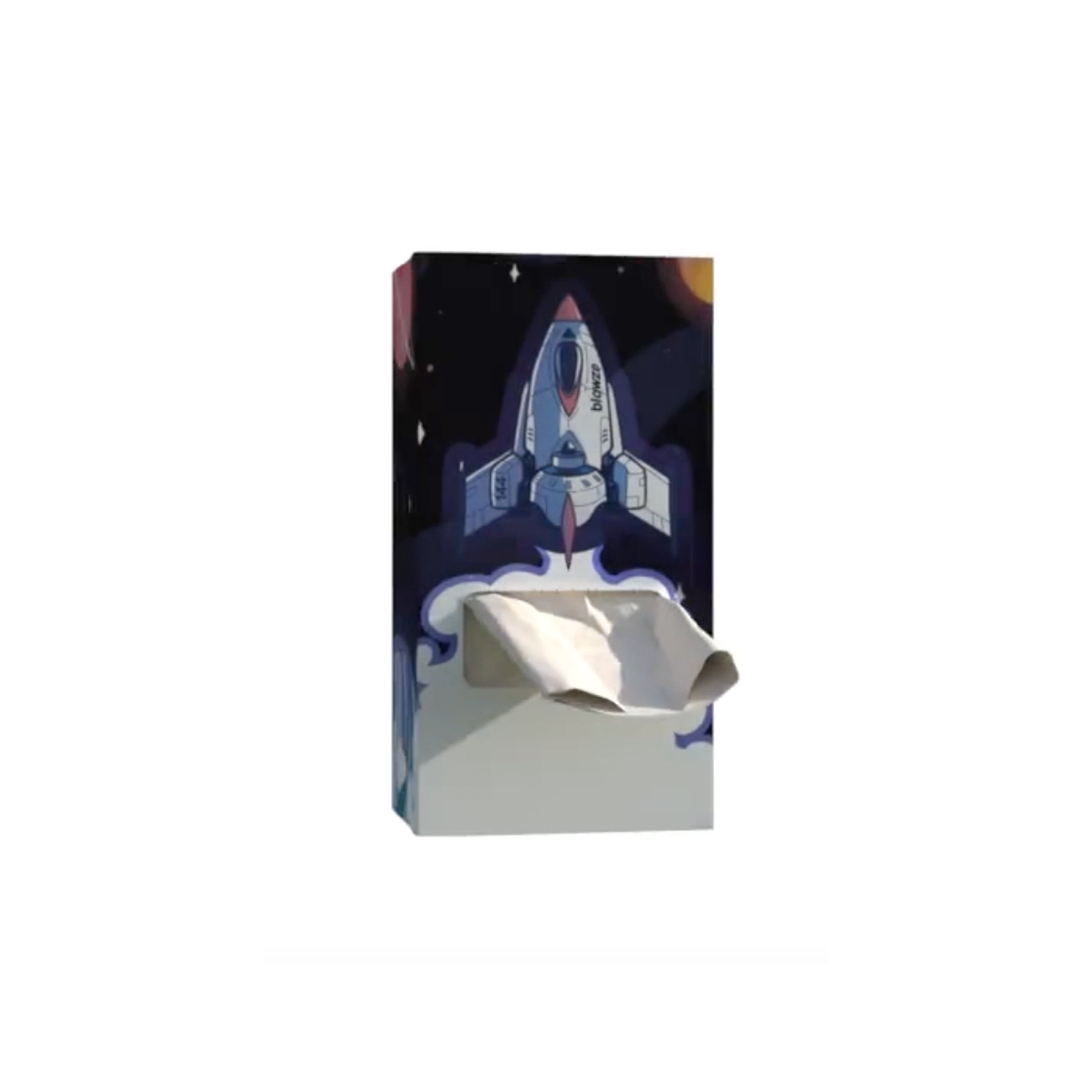 Blowze Tissues 5 Pack Snot Rocket Dual Ply Soft Facial Tissues Made in USA Fun, Unique