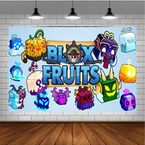 Blox Fruits Post Wall Decor Birthday Banner Backdrop Background Party Supplies Taspestry