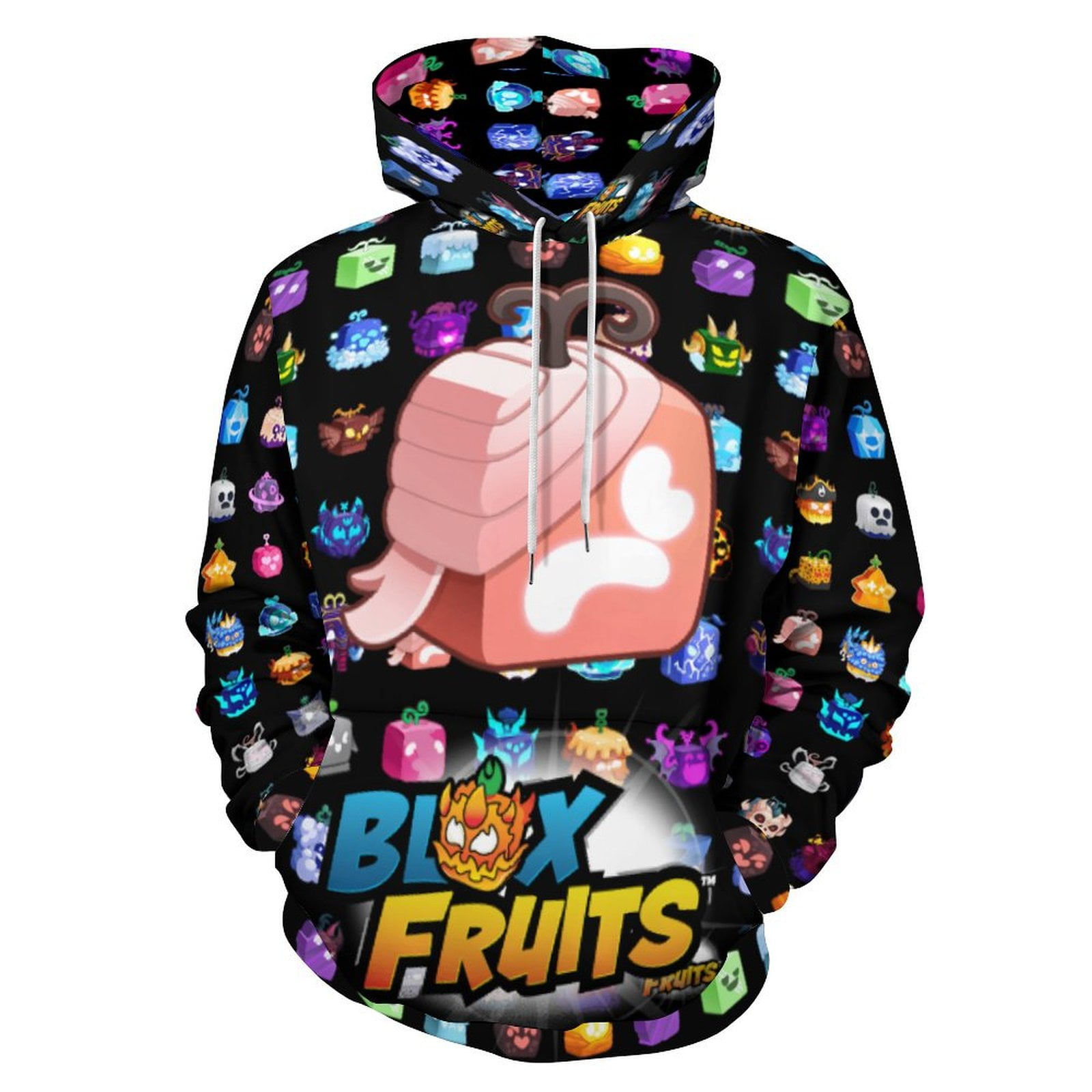 Blox Fruits Hoodies for Women Men, Unisex Novelty Pullover Hooded With ...