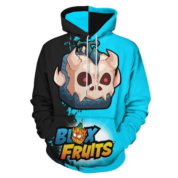 Blox Fruits Hoodies for Women Men, Unisex Novelty Pullover Hooded With Pocket, 3D Print Long Sleeve Sweatshirt Hooded, S-6XL