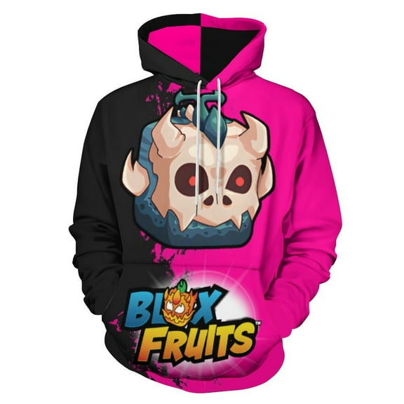 Blox Fruits Hoodies for Women Men, Unisex Novelty Pullover Hooded With Pocket, 3D Print Long Sleeve Sweatshirt Hooded, S-6XL