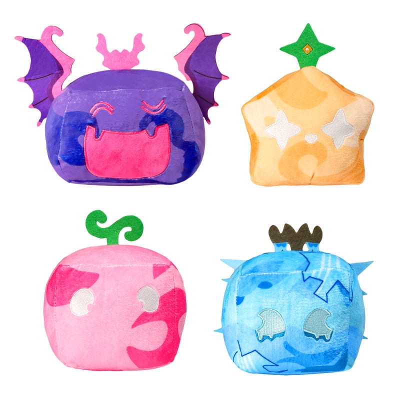 2023 Blox Fruits Plush, Blox Fruits Rubber Plushies Toy for Game Fans Gifts