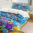 Blox Fruits Soft 3Piece Bedding Set 86"x70" Quilt Coverlet Bed Sheets